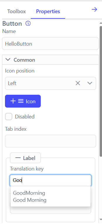 Selecting an Existing Key